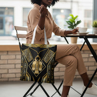 Egypt Tyet Tote Bag Ancient Mythology Knot Of Isis Gold