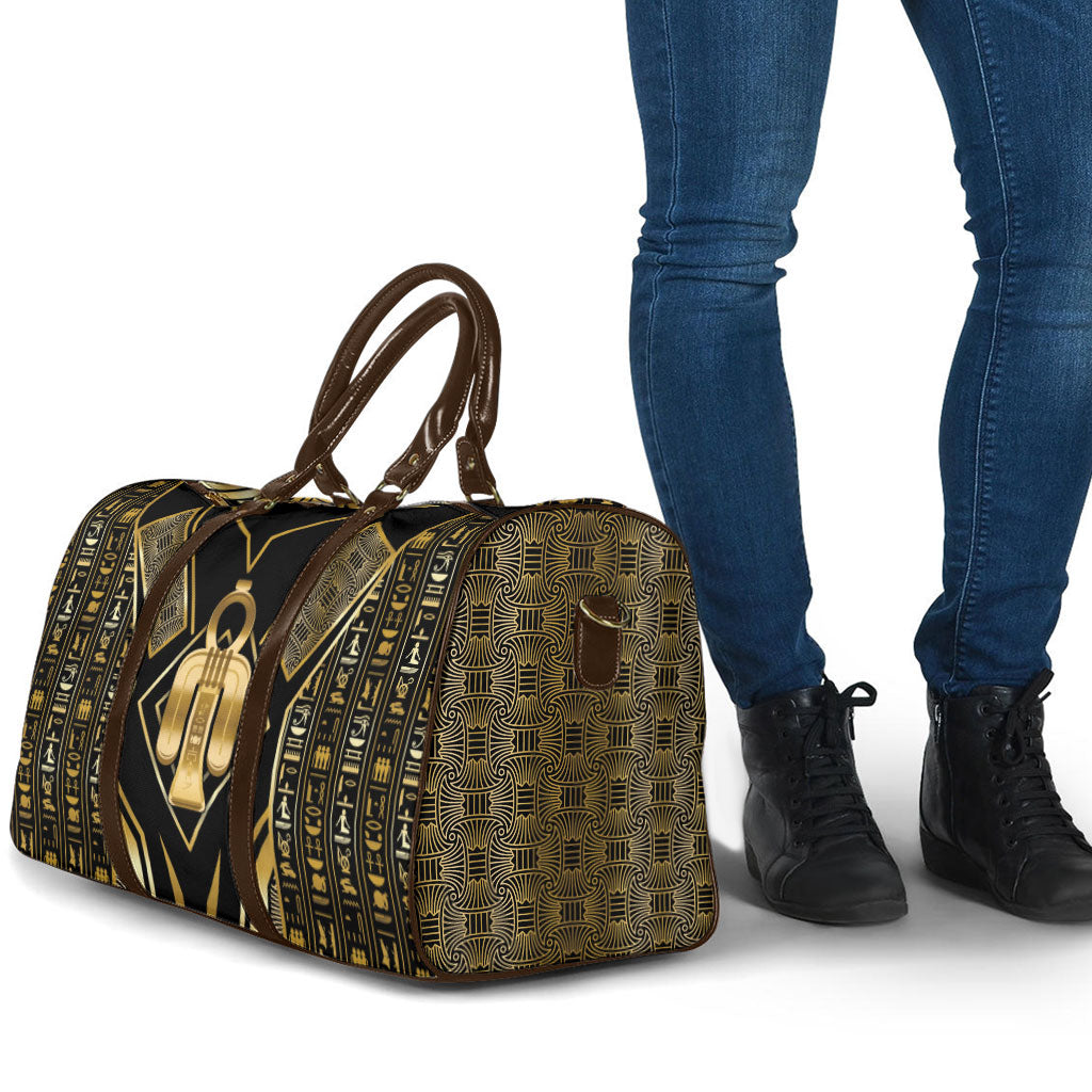 Egypt Tyet Travel Bag Ancient Mythology Knot Of Isis Gold