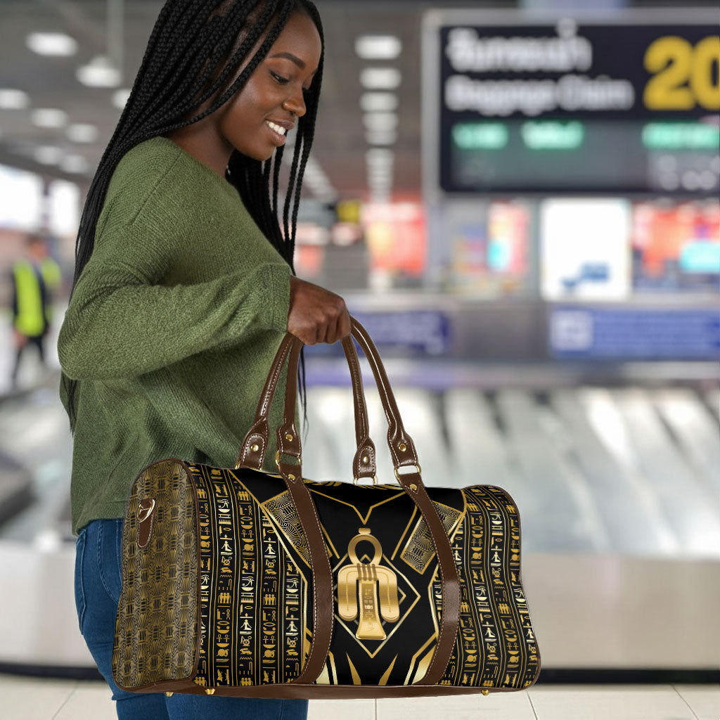 Egypt Tyet Travel Bag Ancient Mythology Knot Of Isis Gold