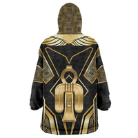 Egypt Tyet Wearable Blanket Hoodie Ancient Mythology Knot Of Isis Gold