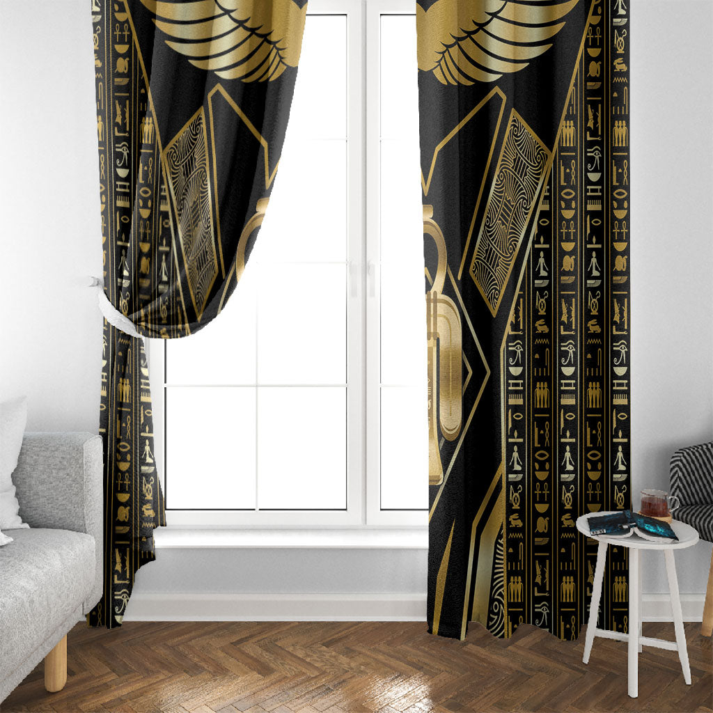 Egypt Tyet Window Curtain Ancient Mythology Knot Of Isis Gold