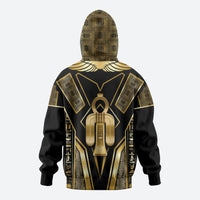 Egypt Tyet Zip Hoodie Ancient Mythology Knot Of Isis Gold