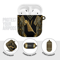 Egypt Feather Of Maat AirPods Case Ancient Mythology Truth And Justice