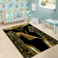 Egypt Feather Of Maat Area Rug Ancient Mythology Truth And Justice