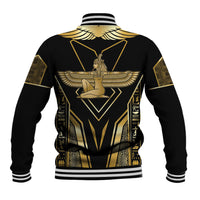 Egypt Feather Of Maat Baseball Jacket Ancient Mythology Truth And Justice