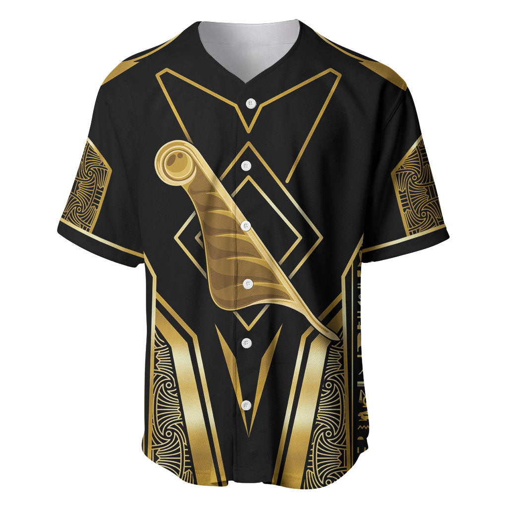 Egypt Feather Of Maat Baseball Jersey Ancient Mythology Truth And Justice