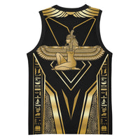 Egypt Feather Of Maat Basketball Jersey Ancient Mythology Truth And Justice