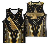 Egypt Feather Of Maat Basketball Jersey Ancient Mythology Truth And Justice