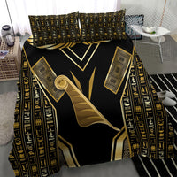 Egypt Feather Of Maat Bedding Set Ancient Mythology Truth And Justice