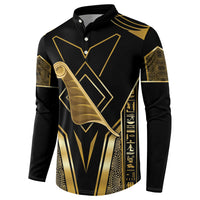 Egypt Feather Of Maat Button Sweatshirt Ancient Mythology Truth And Justice