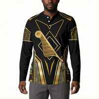 Egypt Feather Of Maat Button Sweatshirt Ancient Mythology Truth And Justice