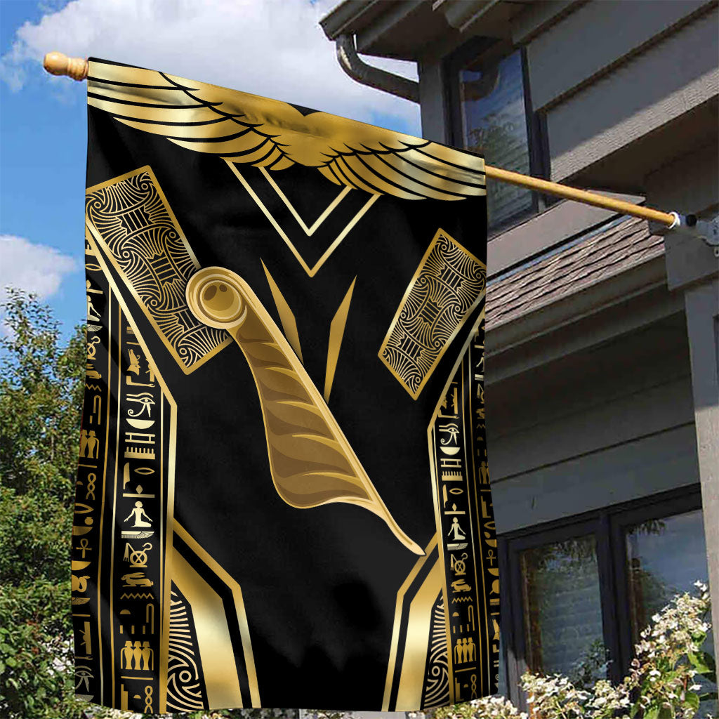 Egypt Feather Of Maat Garden Flag Ancient Mythology Truth And Justice