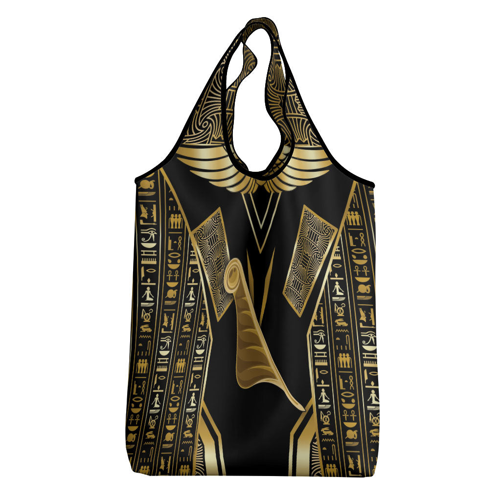 Egypt Feather Of Maat Grocery Bag Ancient Mythology Truth And Justice