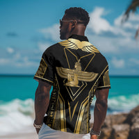 Egypt Feather Of Maat Hawaiian Shirt Ancient Mythology Truth And Justice