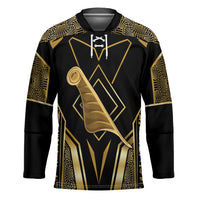 Egypt Feather Of Maat Hockey Jersey Ancient Mythology Truth And Justice