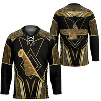Egypt Feather Of Maat Hockey Jersey Ancient Mythology Truth And Justice