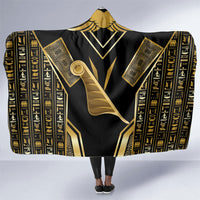 Egypt Feather Of Maat Hooded Blanket Ancient Mythology Truth And Justice