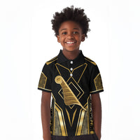 Egypt Feather Of Maat Kid Polo Shirt Ancient Mythology Truth And Justice