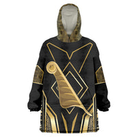 Egypt Feather Of Maat Kid Wearable Blanket Hoodie Ancient Mythology Truth And Justice