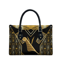 Egypt Feather Of Maat Leather Bag Ancient Mythology Truth And Justice