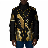 Egypt Feather Of Maat Padded Jacket Ancient Mythology Truth And Justice