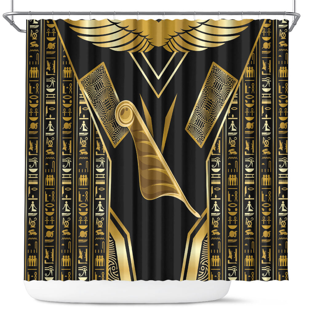 Egypt Feather Of Maat Shower Curtain Ancient Mythology Truth And Justice