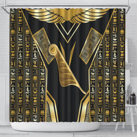 Egypt Feather Of Maat Shower Curtain Ancient Mythology Truth And Justice