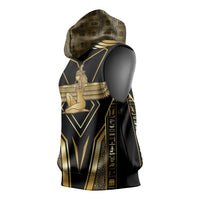 Egypt Feather Of Maat Sleeveless Hoodie Ancient Mythology Truth And Justice