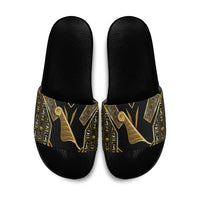 Egypt Feather Of Maat Slide Sandals Ancient Mythology Truth And Justice