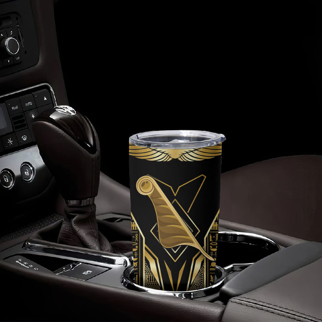 Egypt Feather Of Maat Tumbler Cup Ancient Mythology Truth And Justice