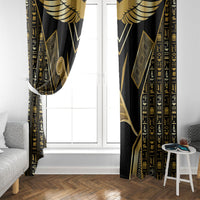 Egypt Feather Of Maat Window Curtain Ancient Mythology Truth And Justice