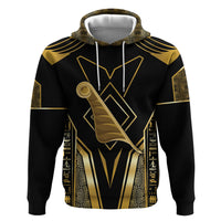 Egypt Feather Of Maat Zip Hoodie Ancient Mythology Truth And Justice