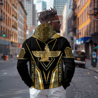 Egypt Feather Of Maat Zip Hoodie Ancient Mythology Truth And Justice