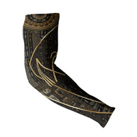 Egypt Crook And Flail Arm Sleeves Ancient Mythology Pharaoh Royalty Gold
