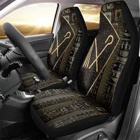 Egypt Crook And Flail Car Seat Cover Ancient Mythology Pharaoh Royalty Gold