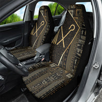 Egypt Crook And Flail Car Seat Cover Ancient Mythology Pharaoh Royalty Gold