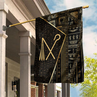 Egypt Crook And Flail Garden Flag Ancient Mythology Pharaoh Royalty Gold