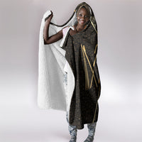 Egypt Crook And Flail Hooded Blanket Ancient Mythology Pharaoh Royalty Gold
