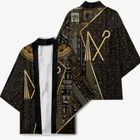 Egypt Crook And Flail Kimono Ancient Mythology Pharaoh Royalty Gold