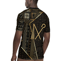 Egypt Crook And Flail Rugby Jersey Ancient Mythology Pharaoh Royalty Gold