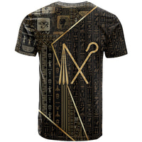 Egypt Crook And Flail T shirt Ancient Mythology Pharaoh Royalty Gold