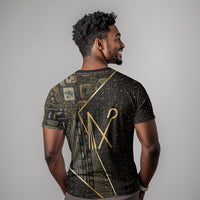 Egypt Crook And Flail T shirt Ancient Mythology Pharaoh Royalty Gold