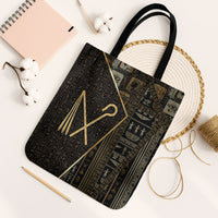 Egypt Crook And Flail Tote Bag Ancient Mythology Pharaoh Royalty Gold