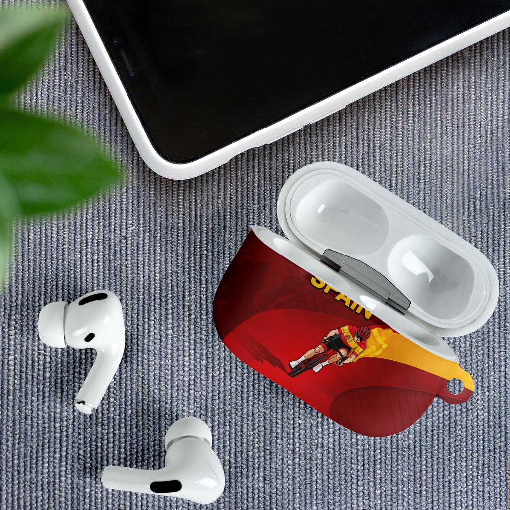 Spain Cycling AirPods Case You Don't Stop Cycling When You Get Old - Wonder Print Shop