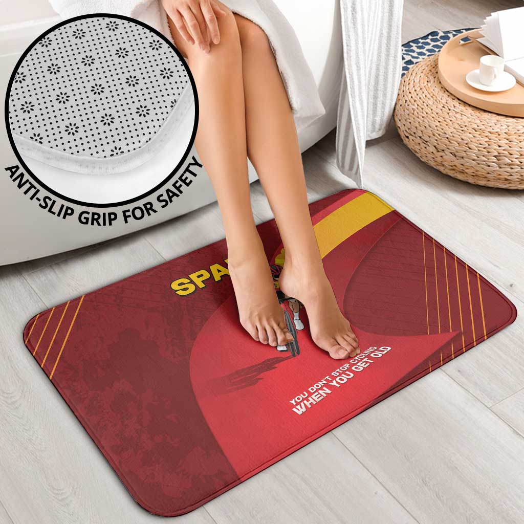 Spain Cycling Bathroom Set You Don't Stop Cycling When You Get Old - Wonder Print Shop