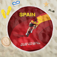 Spain Cycling Beach Blanket You Don't Stop Cycling When You Get Old - Wonder Print Shop