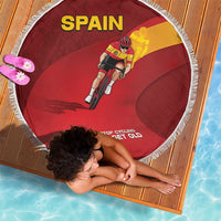 Spain Cycling Beach Blanket You Don't Stop Cycling When You Get Old - Wonder Print Shop