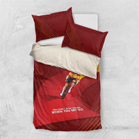 Spain Cycling Bedding Set You Don't Stop Cycling When You Get Old - Wonder Print Shop
