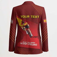 Personalized Spain Cycling Blazer You Don't Stop Cycling When You Get Old - Wonder Print Shop