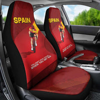 Spain Cycling Car Seat Cover You Don't Stop Cycling When You Get Old - Wonder Print Shop